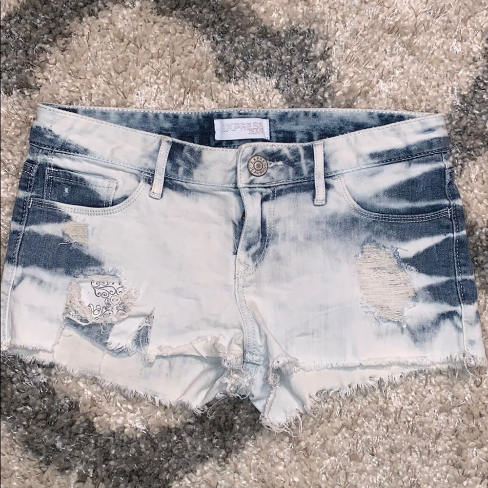 Blue jeans shorts